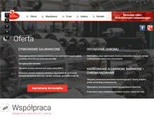 Tablet Screenshot of galmech.pl